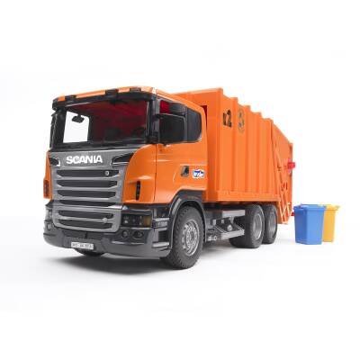 Bruder Scania R-Series Garbage Truck (Orange) Br03560 - 2