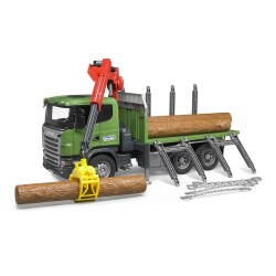 Bruder Scania R-Series Log Carrier Truck Br03524 - 2