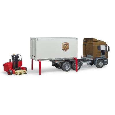 Bruder Scania R-Series Ups Cargo Truck Br03581 - 4