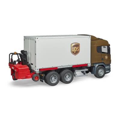 Bruder Scania R-Series Ups Cargo Truck Br03581 - 5