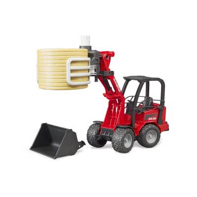 Bruder Schaffer Loader 2630 - Additional Clamp And Baler Br02192 - 3