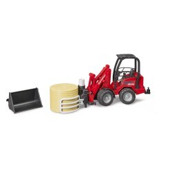 Bruder Schaffer Loader 2630 - Additional Clamp And Baler Br02192 - 5