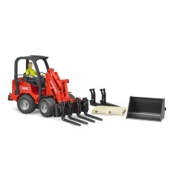 Bruder Schäffer 2034 Compact Loader, Figure And Accessories Br02191 - 2