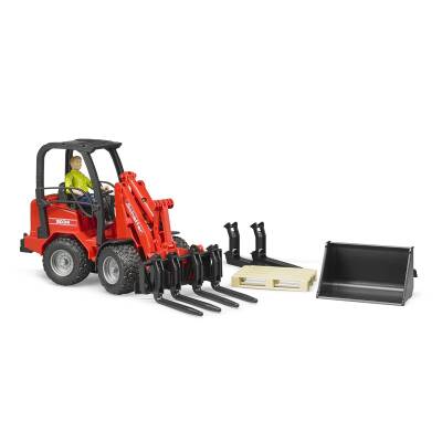 Bruder Schäffer 2034 Compact Loader, Figure And Accessories Br02191 - 2