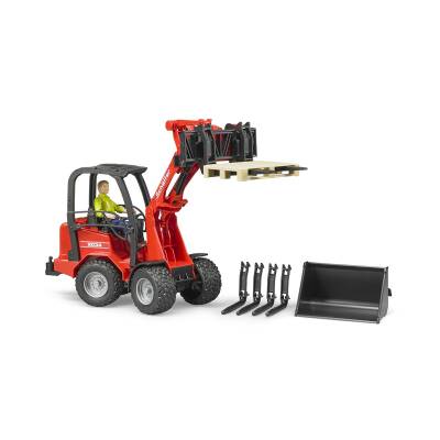 Bruder Schäffer 2034 Compact Loader, Figure And Accessories Br02191 - 3