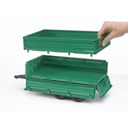 Bruder Trailer - Large Green Tipper Br02010 - 3