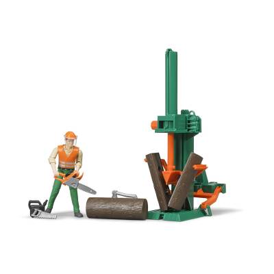 Bruder Woodworking Equipment And Forestry Worker Br62650 - 2