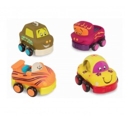 B.Toys 4-Piece Car Set Bx1995Z - 2