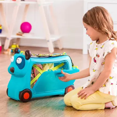 B.Toys Wheeled Travel Bag - Blue Bx1572 - 3