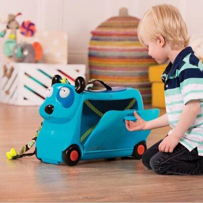 B.Toys Wheeled Travel Bag - Blue Bx1572Z - 2