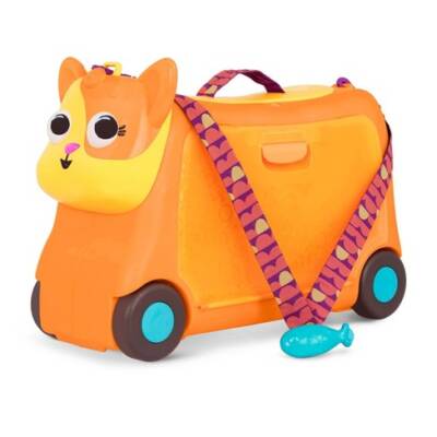 B.Toys Wheeled Travel Bag - Orange Bx2299 - 1