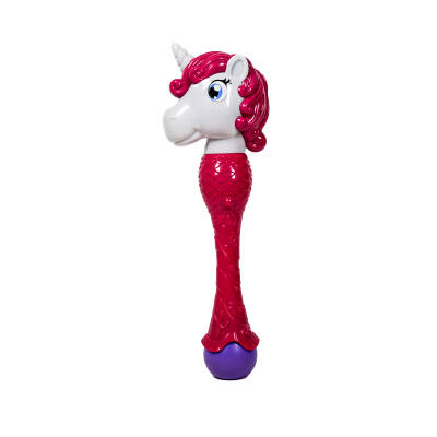 Bubble Wand Light Up Big Mermaid Unicorn 8823A - 1
