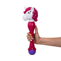 Bubble Wand Light Up Big Mermaid Unicorn 8823A - 2