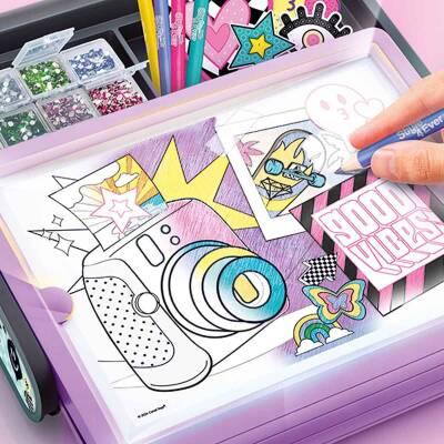 Canal Toys 3-In-1 Style 4 Ever Led Light Diamond Art Set - 3