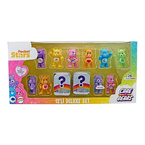 Care Bears Mini Koleksiyon Figürleri 12'li Paket - 1