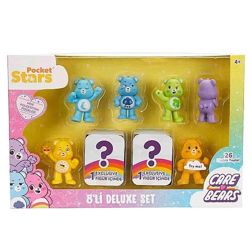 Care Bears Mini Koleksiyon Figürleri 8'li Paket - 4