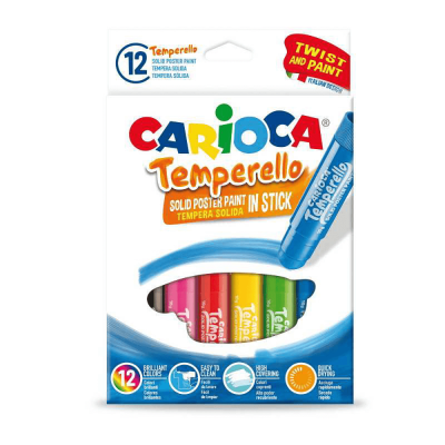 Carioca 42738 Temperello Stick Poster Painting Pens, Pack Of 12 - 1