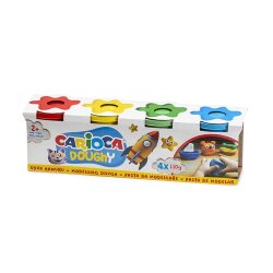 Carioca Baby Play Dough 4 Colors X 110 Gr 22178 - Carioca