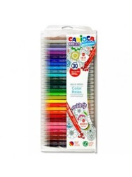 Carioca Birello Super Washable Double-Sided Felt-Tip Pens, Pack Of 30 42841 - Carioca