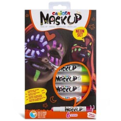 Carioca Face Paint 6 Gr. 6 Colors Fluorescent 43156 - Carioca
