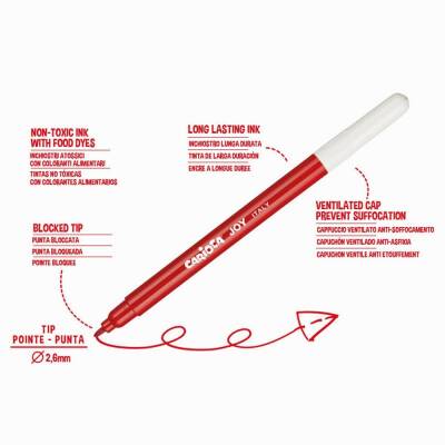 Carioca Joy Super Washable Felt-Tip Pens, Pack Of 12, 40614 - 3