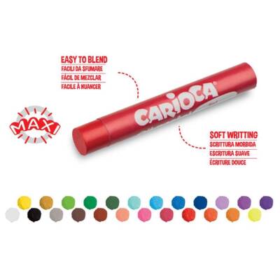 Carioca Oil Pastel Crayons, Pack Of 24, 43278 - 2