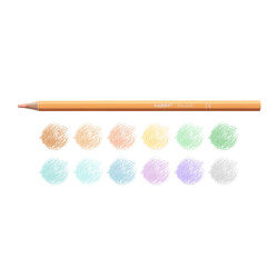 Carioca Pastel Colored Pencils, Pack Of 12, 43034 - 2