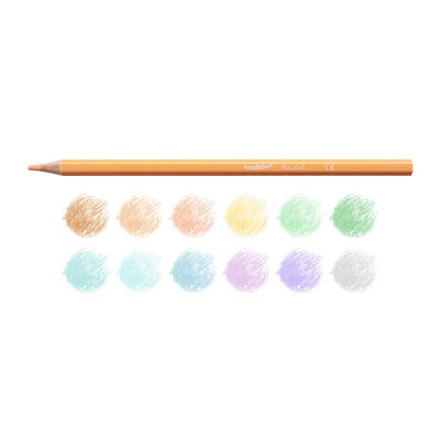 Carioca Pastel Colored Pencils, Pack Of 12, 43034 - 2