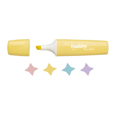 Carioca Pastel Marking Pens, Pack Of 4, 43167 - 2