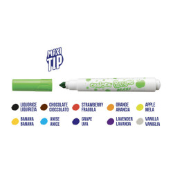 Carioca Scented Jumbo Felt-Tip Pens, Pack Of 10 42989 - 2