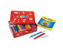Carioca Super Washable Felt-Tip Pen Set (100 Pieces) + Coloring Book 42736 - 4