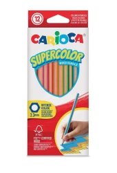 Carioca Supercolor Colored Paints, 12 Colors, 43391 - Carioca