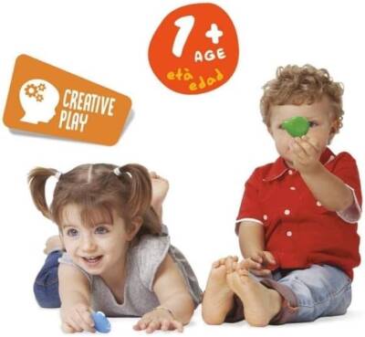 Carioca Teddy Shaped Non-Messy Crayons, Pack Of 12, Ages 1+ 43957 - 3
