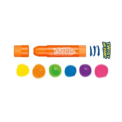 Carioca Temperello Poster Colored Pencils, Pack Of 6 – Neon 42675 - 2