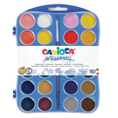 Carioca Watercolor Paint 24'Lu (30Mm) 42401 - 1