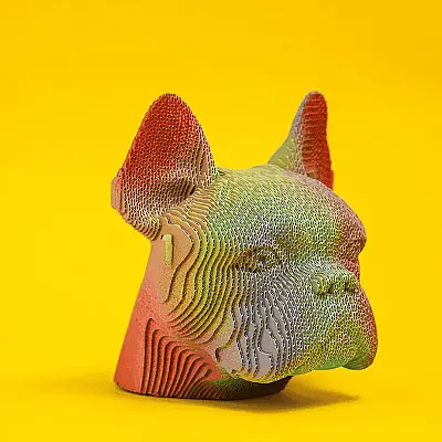 Cartonic 3D Puzzle - Bulldog - 4