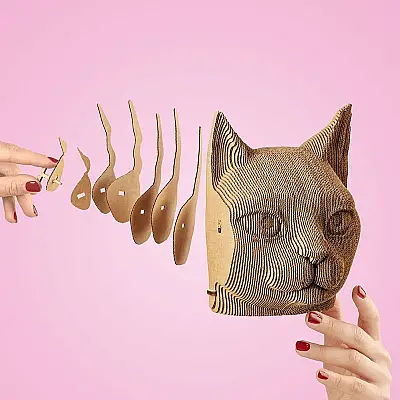 Cartonic 3D Puzzle - Cat - 4