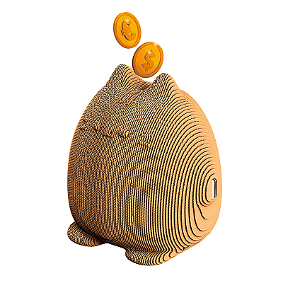 Cartonic 3D Puzzle - Cute Cat Money Bank - 5
