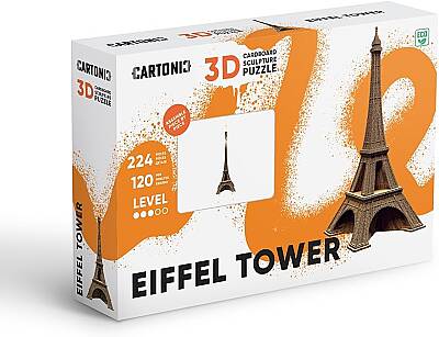 Cartonic 3D Puzzle - Eıffel Tower - 8