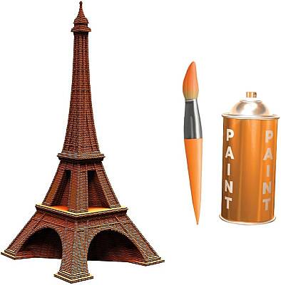 Cartonic 3D Puzzle - Eıffel Tower - 2