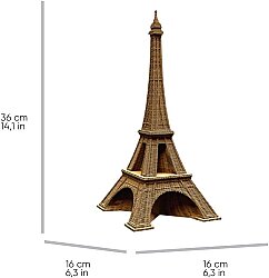 Cartonic 3D Puzzle - Eıffel Tower - 6