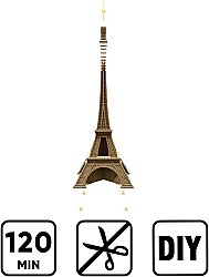 Cartonic 3D Puzzle - Eıffel Tower - 7