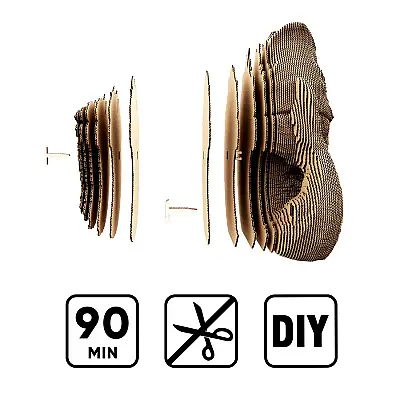 Cartonic 3D Puzzle - Fısh Vase - 7