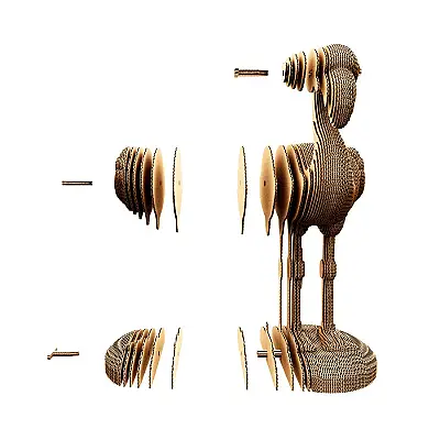 Cartonic 3D Puzzle - Flamıngo - 5