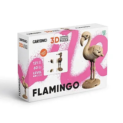 Cartonic 3D Puzzle - Flamıngo - 8