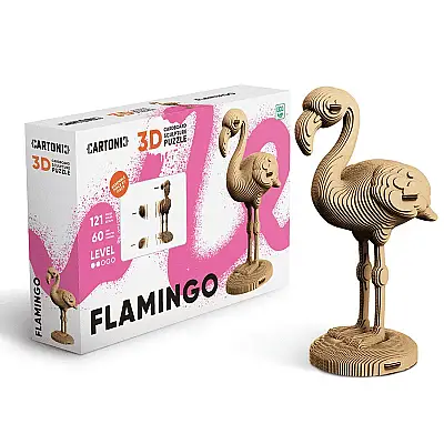 Cartonic 3D Puzzle - Flamıngo - 9