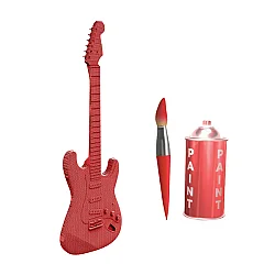 Cartonic 3D Puzzle - Guıtar - 2