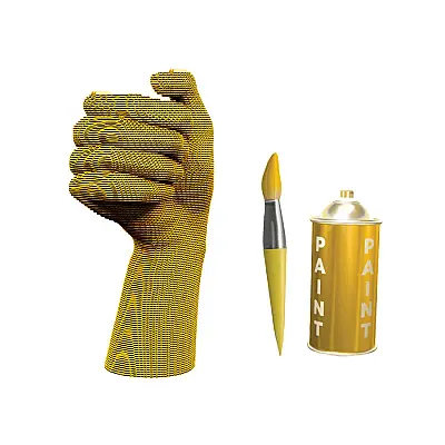 Cartonic 3D Puzzle - Hand Vase - 2