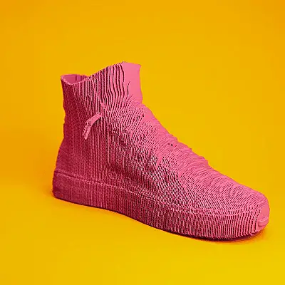 Cartonic 3D Puzzle - Hıgh Top Sneaker - 3