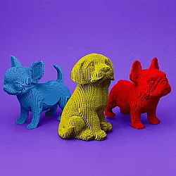 Cartonic 3D Puzzle - Puppıes Trıo - 3